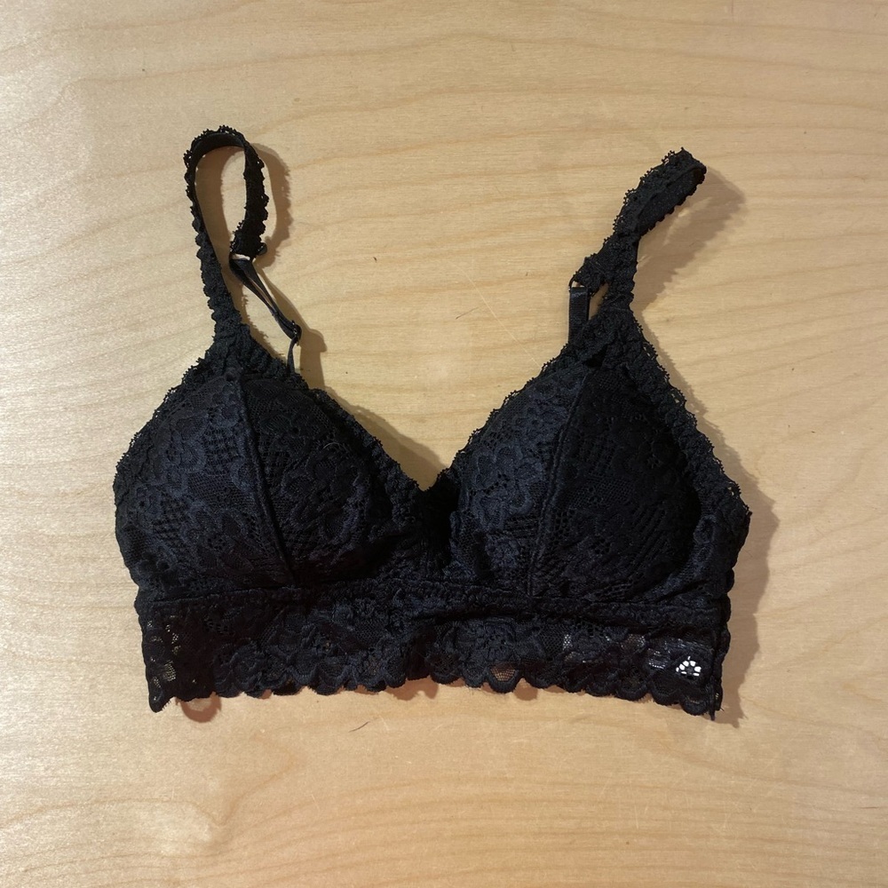 Aeropostale Black Lace Bralette Medium (PC)